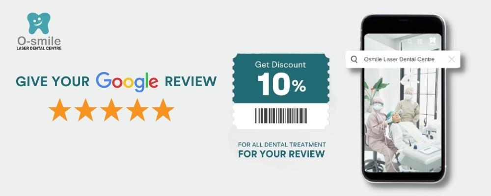 Berikan Review di Google, Dapatkan Diskon 10% All Treatment! 